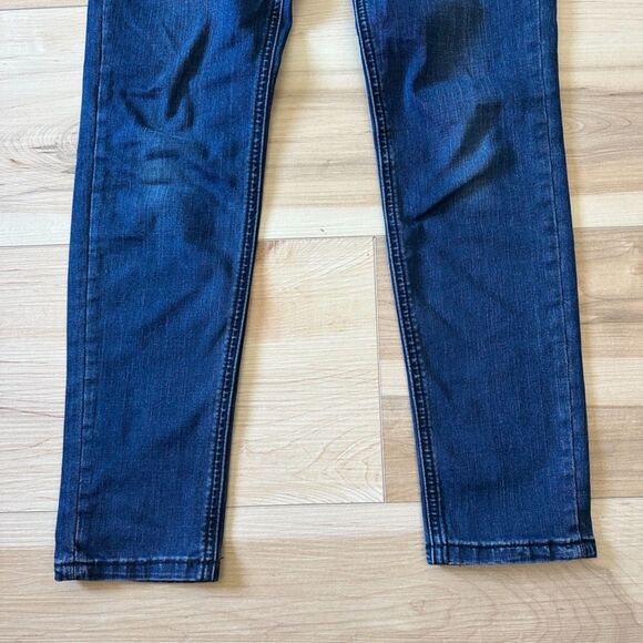 Acne Studios Skin 5 in Deep Mid Rise Denim L. Nyg. 23 Jeans Blue Size 27/32 - Picture 3 of 7